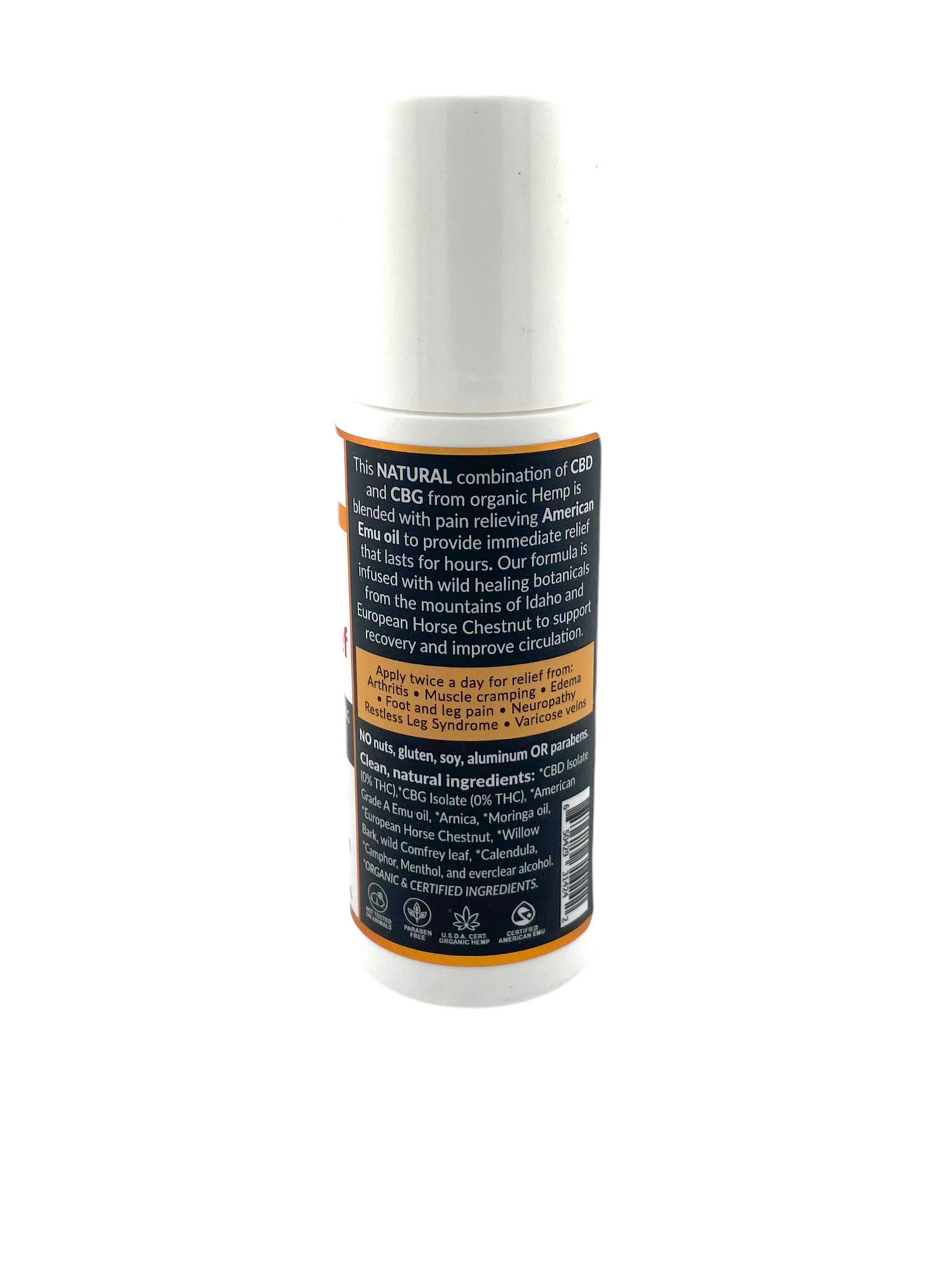 Pain Relief roll on with CBD and CBG