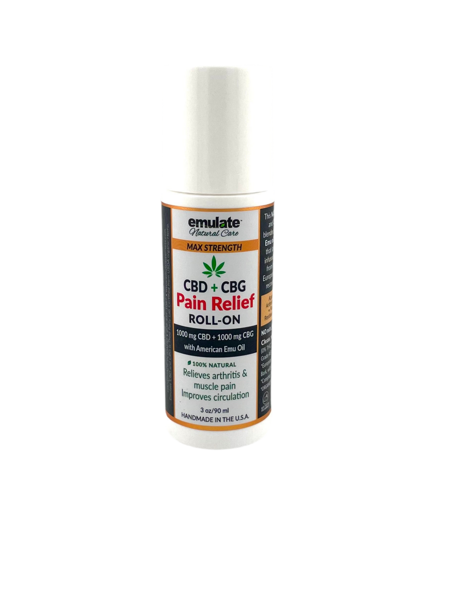 Pain Relief roll on with CBD and CBG