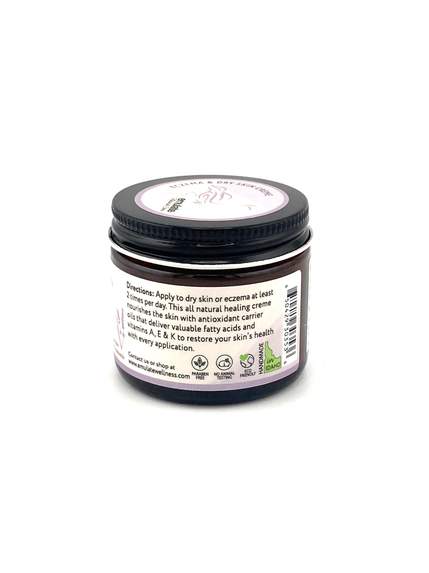 Healing and Nourishing Eczema Dry Skin Crème with Emu oil + Moringa oil; Unscented or Lavender Chamomile
