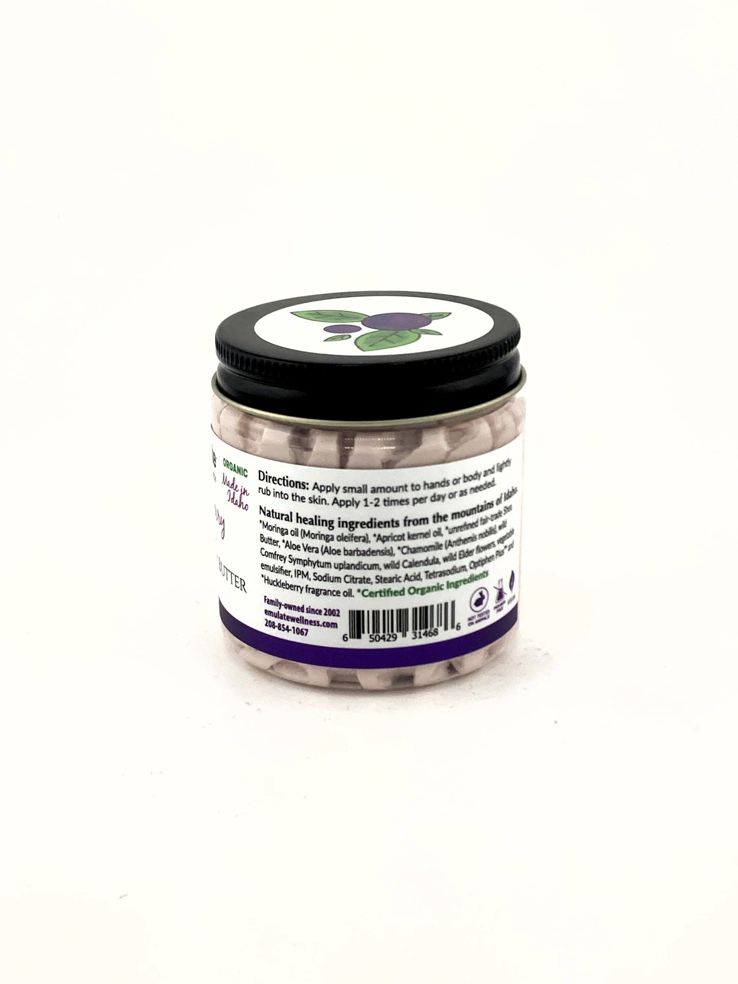 HUCKLEBERRY BLISS WHIPPED BODY BUTTER - 4 oz
