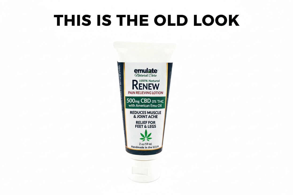 CBD 500 mg Renew Lotion - Relief for Neuropathy, Restless Leg Syndrome and foot and leg pain and fatigue