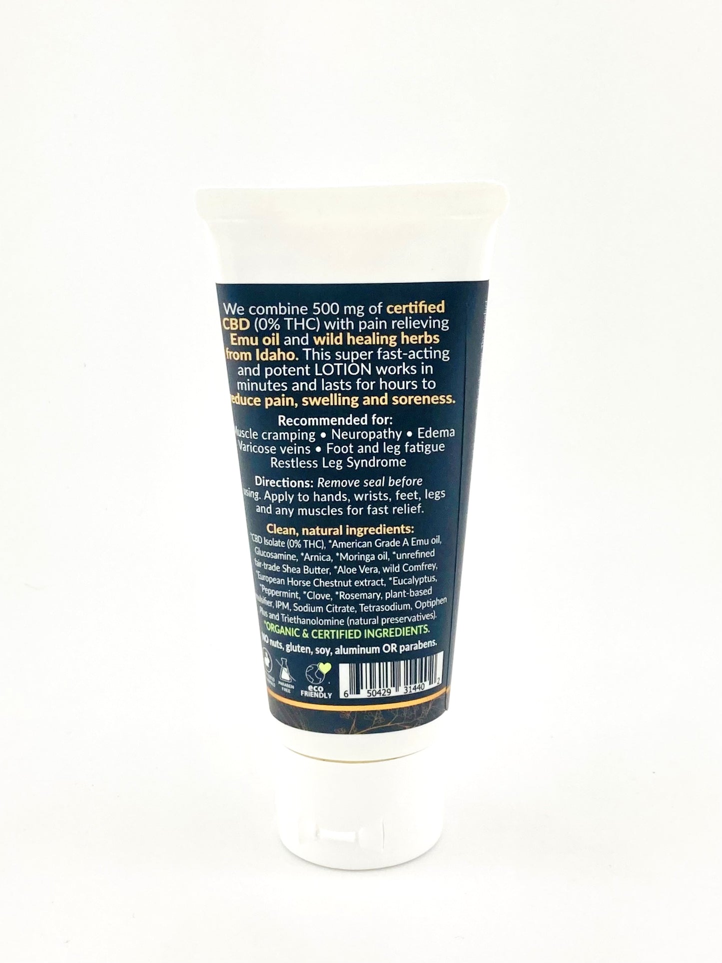 CBD 500 mg Renew Lotion - Relief for Neuropathy, Restless Leg Syndrome and foot and leg pain and fatigue