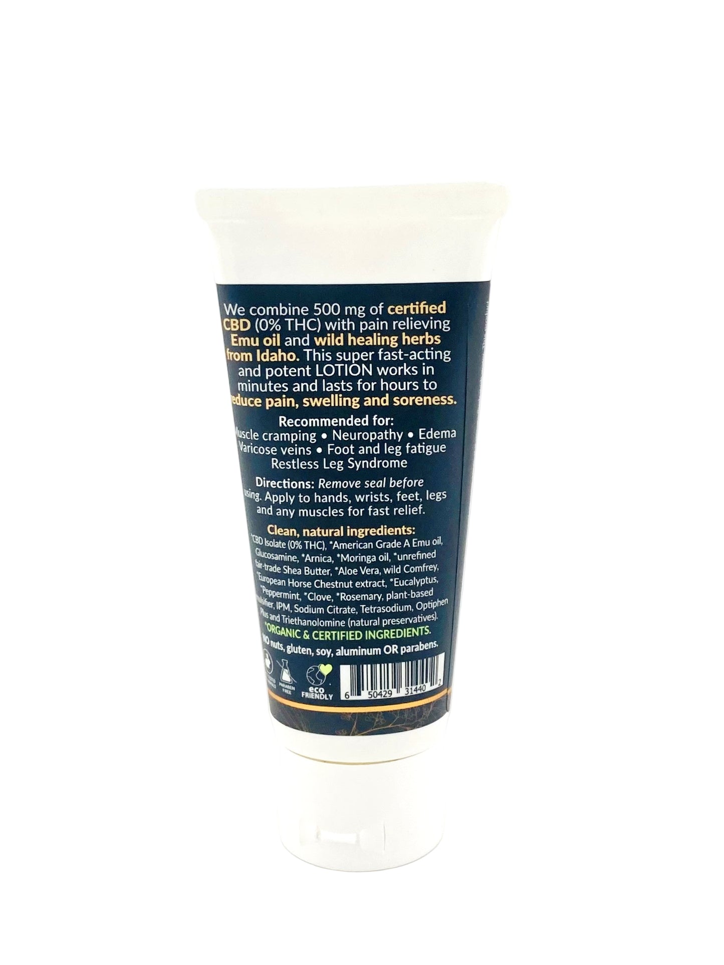 CBD 500 mg Renew Lotion - Relief for Neuropathy, Restless Leg Syndrome and foot and leg pain and fatigue
