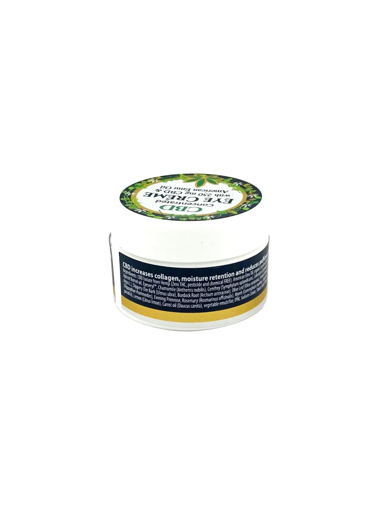 Concentrated Eye Creme with CBD & American Emu Oil - .5 oz
