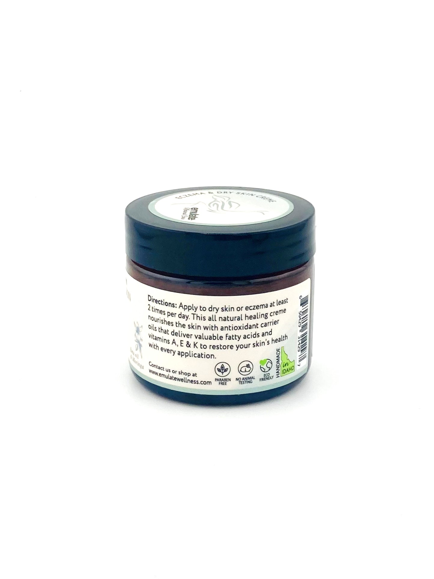 Healing and Nourishing Eczema Dry Skin Crème with Emu oil + Moringa oil; Unscented or Lavender Chamomile