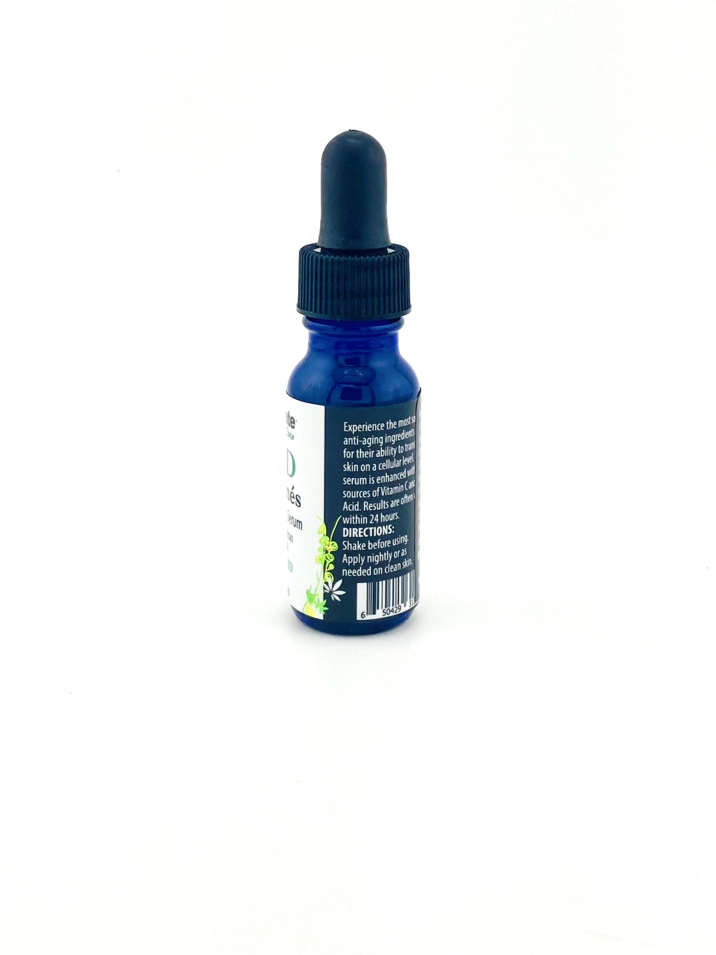 Regenes Age Defying Serum .5 oz glass dropper bottle with CBD