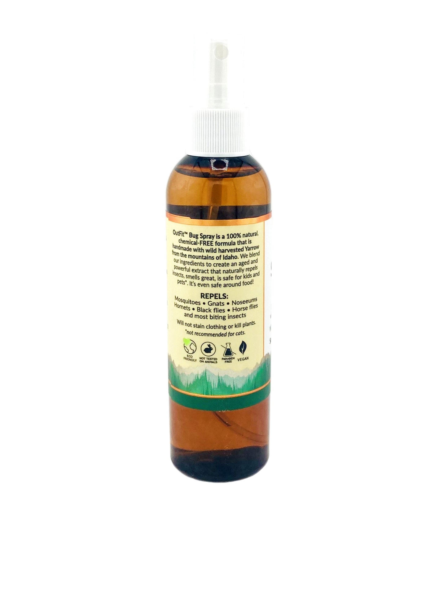 Natural Bug Spray - Rivals DEET for protection - 4 oz