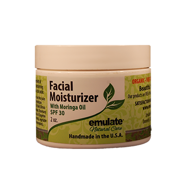 Moringa Facial Moisturizer with SPF 30 - 100% Plant based