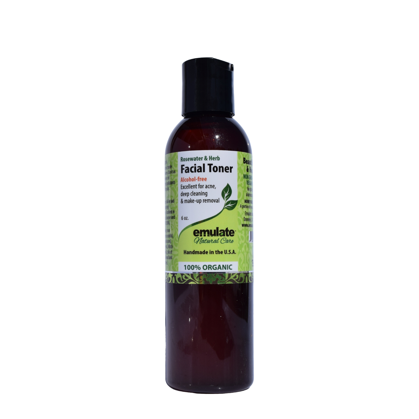Rosewater Facial Toner and Cleanser - 4 oz