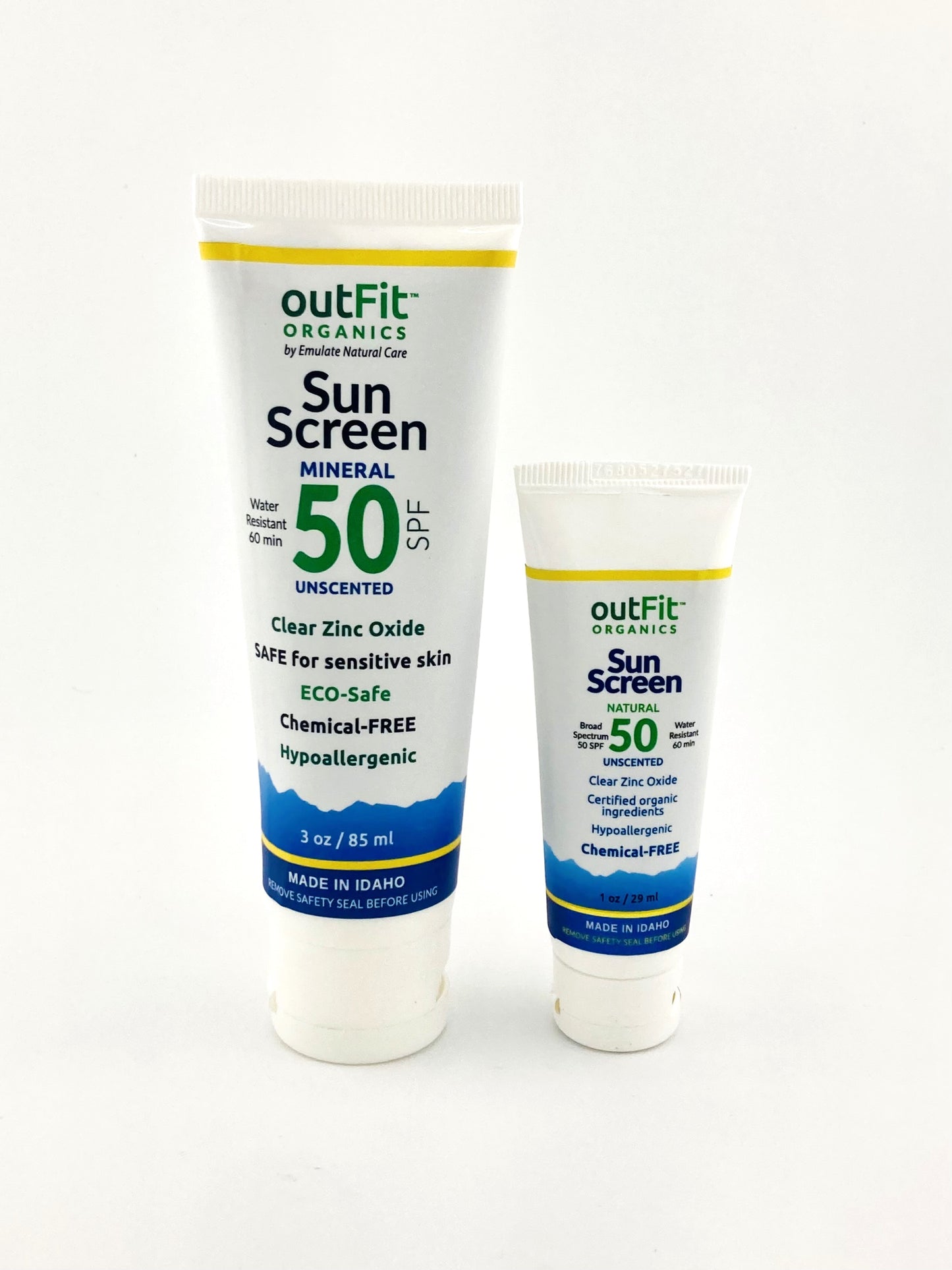Organic Sunscreen SPF 50 - Water resistent and eco friendly