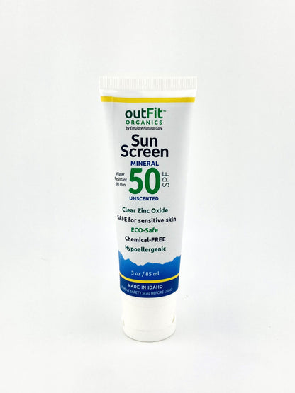 Organic Sunscreen SPF 50 - Water resistent and eco friendly