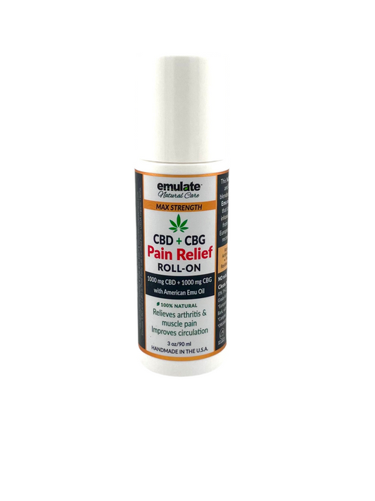 Pain Relief roll on with CBD and CBG