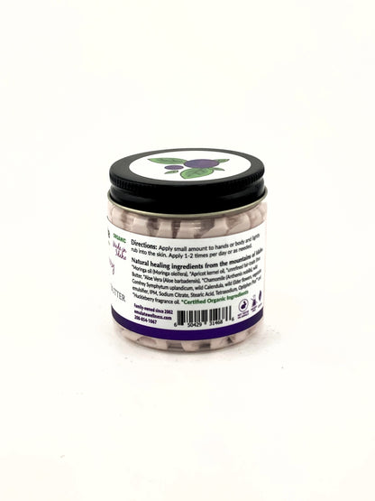 HUCKLEBERRY BLISS WHIPPED BODY BUTTER - 4 oz