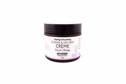 jar of scented dry crème on a white background