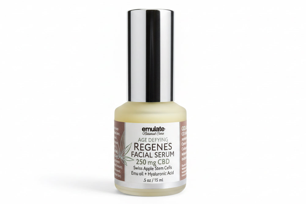 Regenés Age Defying Serum with CBD, American Emu oil & Hyaluronic Acid