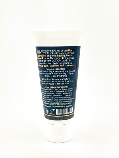CBD 500 mg Renew Lotion - Relief for Neuropathy, Restless Leg Syndrome and foot and leg pain and fatigue
