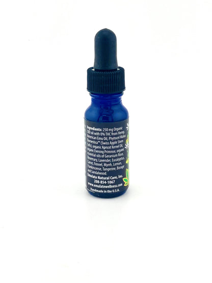 Regenes Age Defying Serum .5 oz glass dropper bottle with CBD