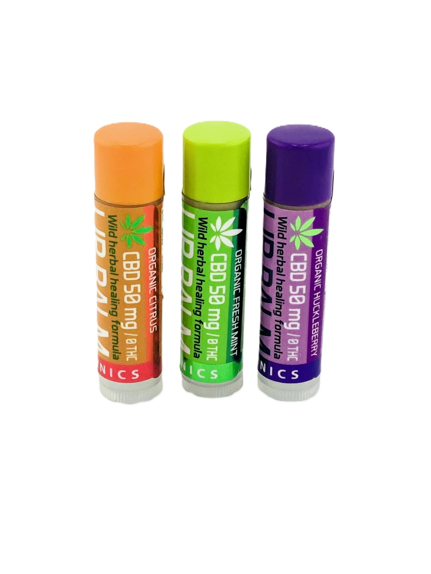 50 MG -CBD Healing Herbal Lip Balm with SPF non nano zinc
