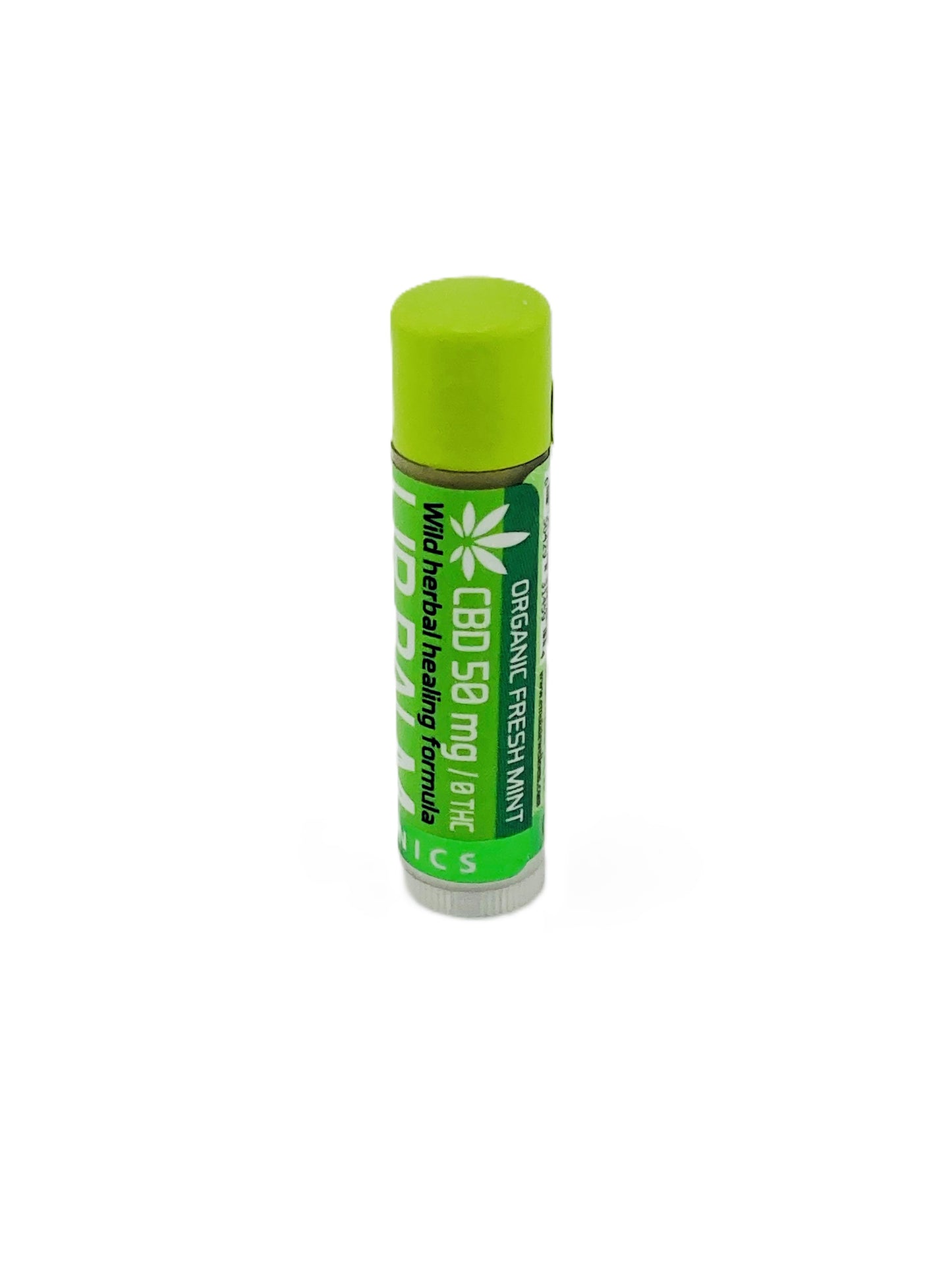50 MG -CBD Healing Herbal Lip Balm with SPF non nano zinc