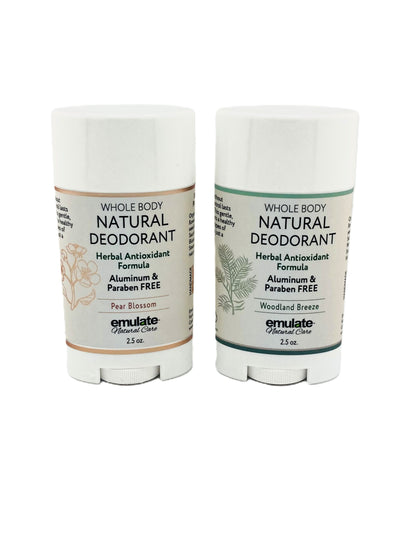 Whole Body Deodorant - No parabens, soy, or aluminum. NOT an antiperspirant.