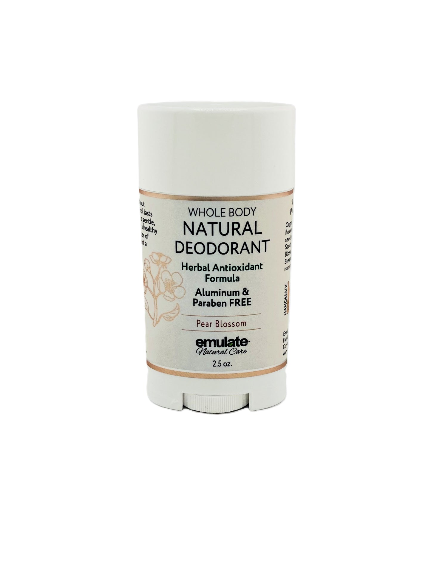 Whole Body Deodorant - No parabens, soy, or aluminum. NOT an antiperspirant.