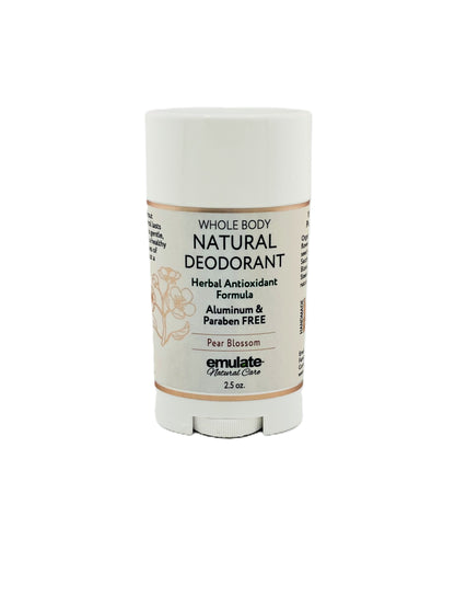 Whole Body Deodorant - No parabens, soy, or aluminum. NOT an antiperspirant.