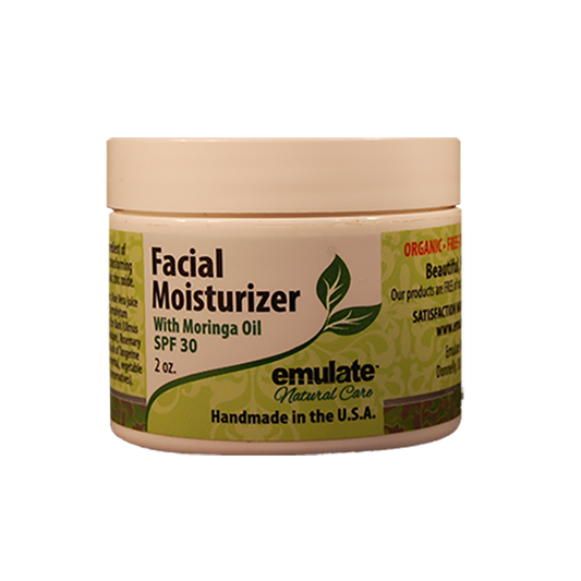 Moringa Facial Moisturizer with SPF 30 - 100% Plant based