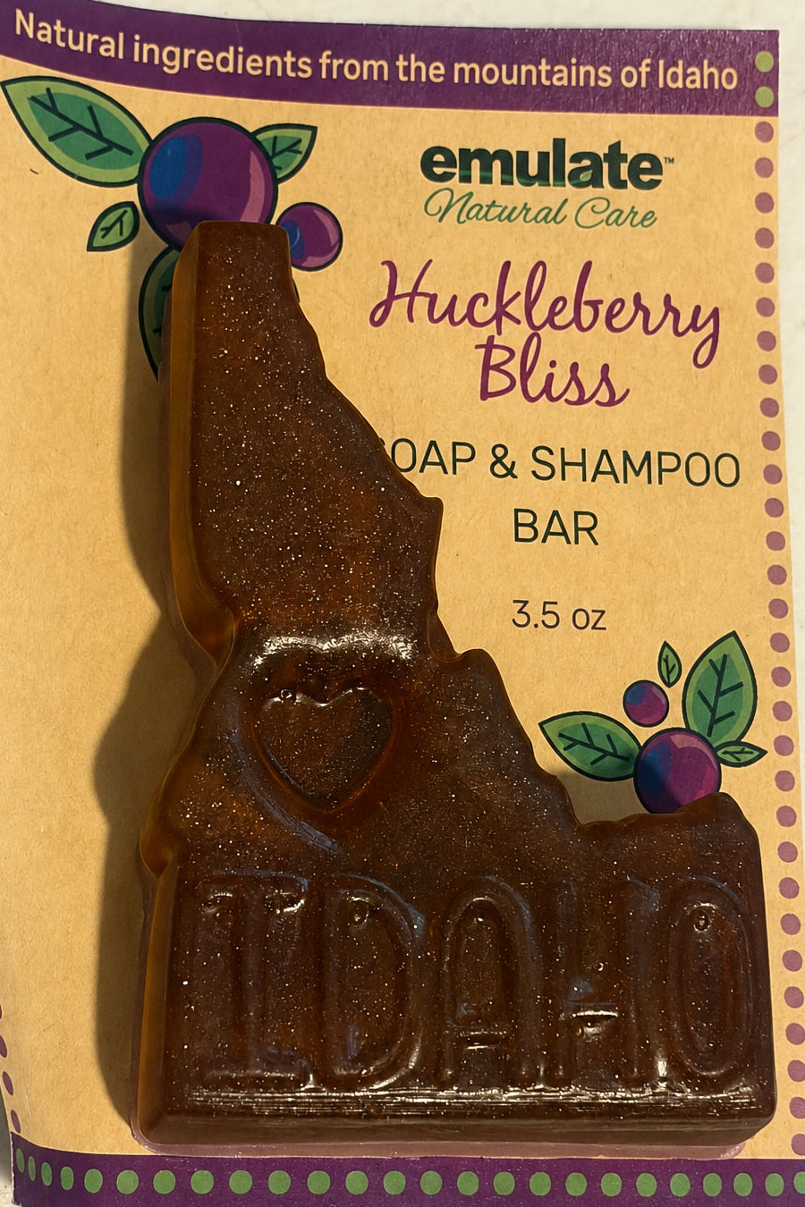 Huckleberry Idaho Soap and Shampoo bar