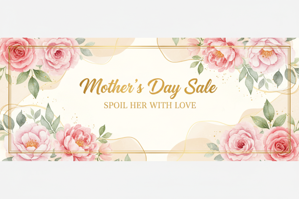 Mother's Day Sale Banner