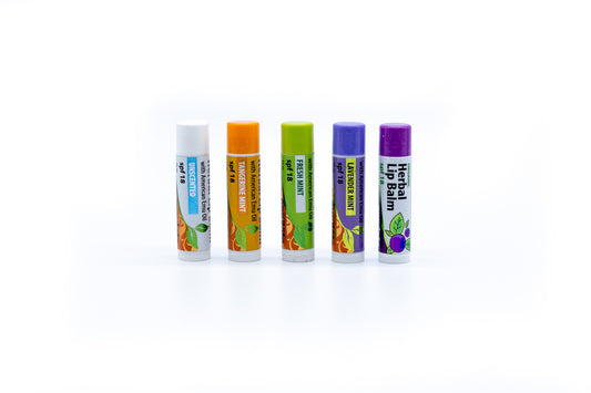 Healing Herbal Lip Balm with SPF non nano zinc