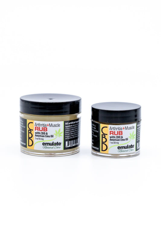 CBD Arthritis & Muscle rub with email oil – 1000 mg CBD 0% THC per 1 ounce jar